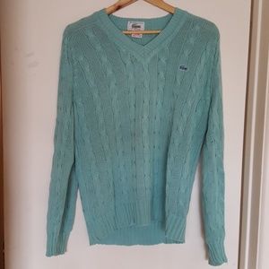 Lacoste Izod vintage v-neck sweater